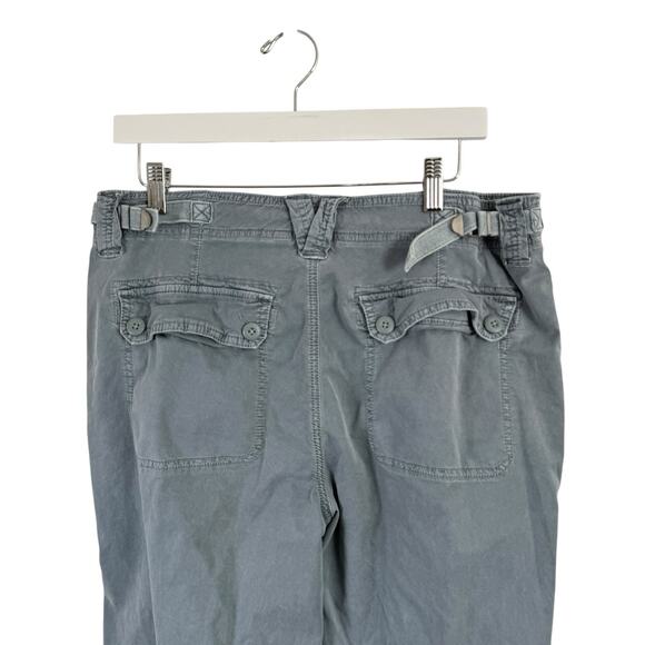 American Eagle Stovepipe Utility Pants Blue High Rise Straight Stretch Womens 14 - Picture 5 of 10